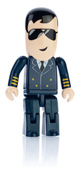 Branded Flash Drive USB People Pilot