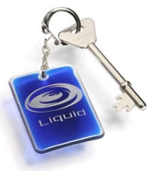 liquid filled keyfob